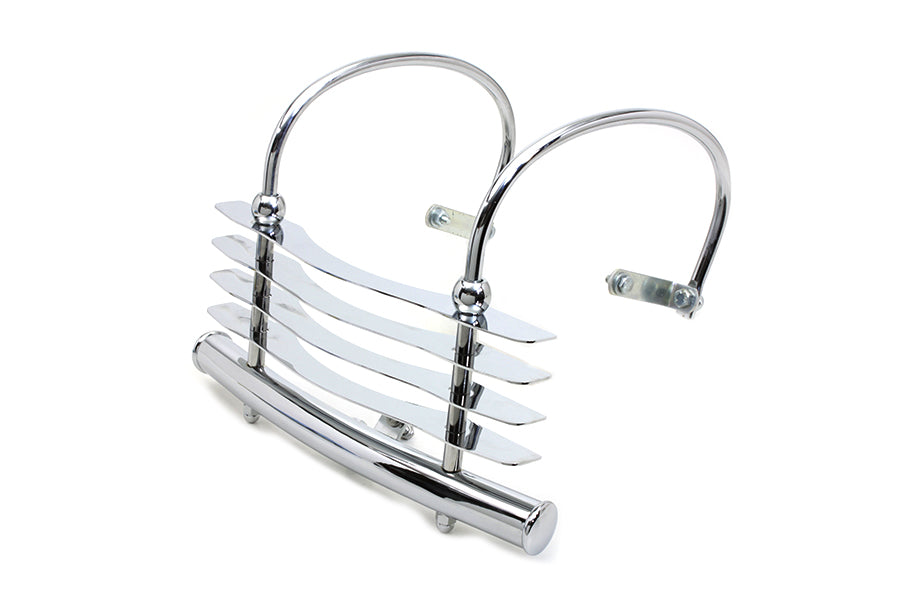 V-Twin Rear Fender Trim Bumper with Grill for Harley Davidson FLSTS and FLSTC Models