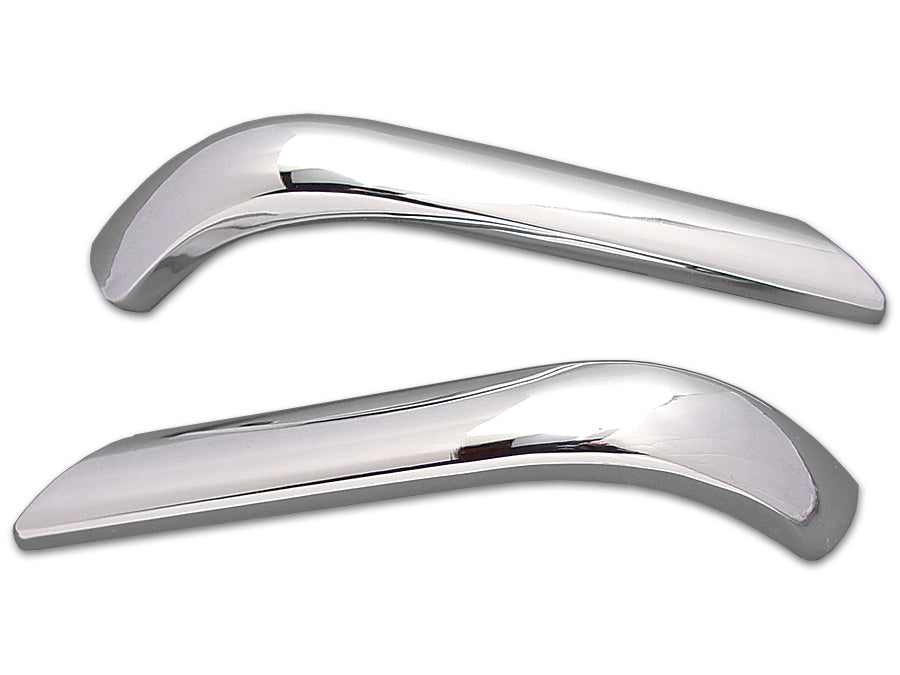 Wyatt Gatling Rear Fender Trim Stripe Set Chrome for Harley Davidson FL Models