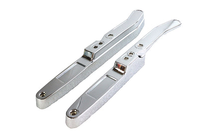 Wyatt Gatling Replica Rear Fender Strut Set Raw for Harley Davidson FXR and FXRT (1982-1987)