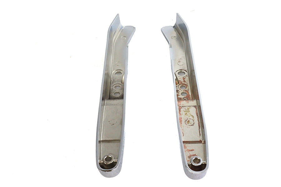 Wyatt Gatling Replica Rear Fender Strut Set Raw for Harley Davidson FXR and FXRT (1982-1987)
