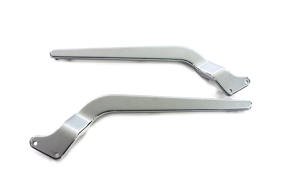 Wyatt Gatling Rear Fender Strut Set Smooth Chrome - Part No. 51-0210