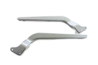 Wyatt Gatling Rear Fender Strut Set Smooth Chrome - Part No. 51-0210