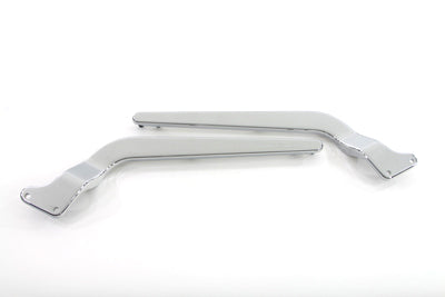 Wyatt Gatling Rear Fender Strut Set Smooth Chrome - Part No. 51-0210