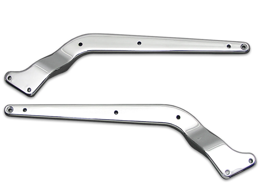 Wyatt Gatling FLST Fender Strut Set Chrome - Rear Fender Support for Harley Davidson FLST Models