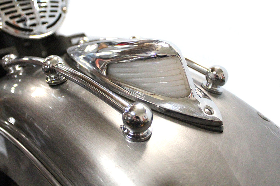 Wyatt Gatling Chrome Front Fender Rail Trim Kit - Part 77311