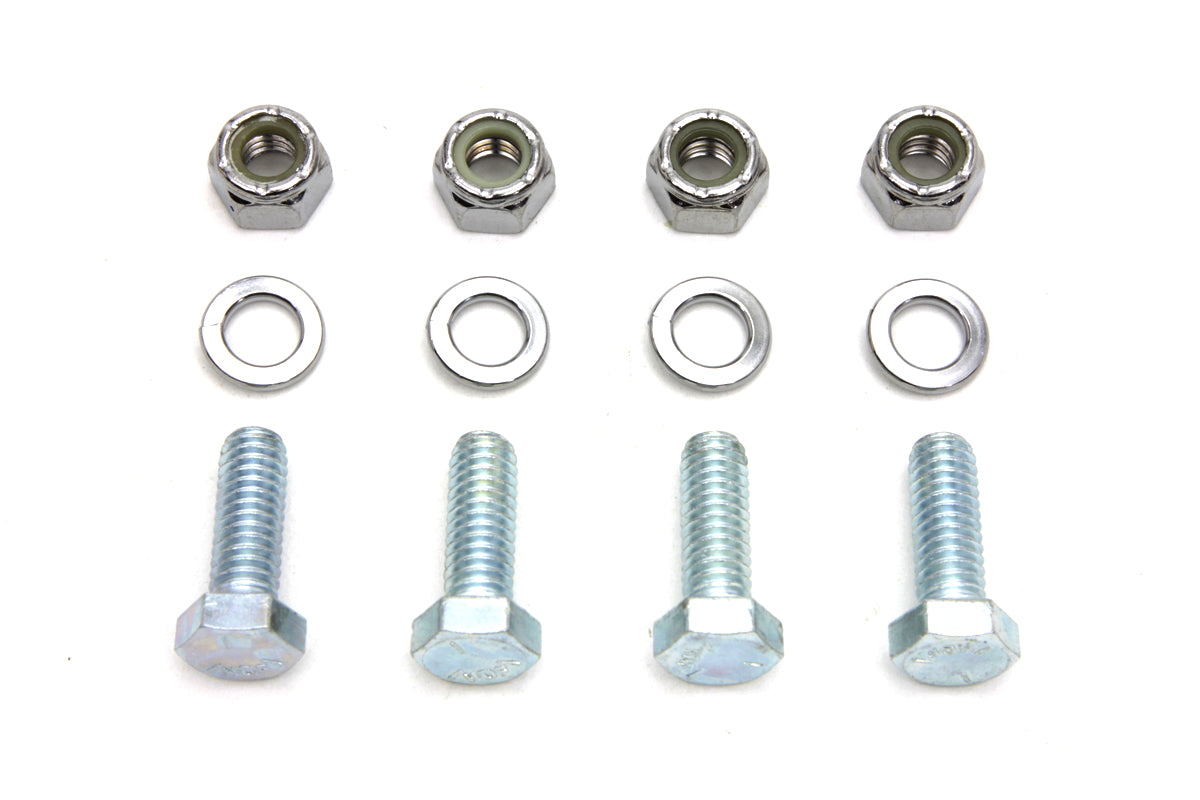 V-Twin Chrome Front Fender Mount Kit for Harley Davidson FXST (1984-1993)