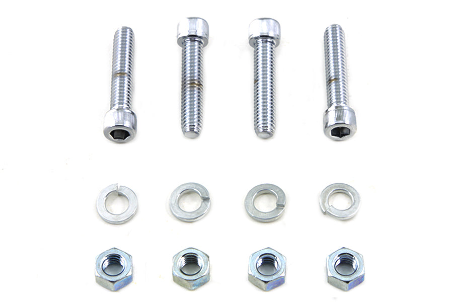 V-Twin Chrome Front Fender Mount Kit for Harley Davidson FLST (1986-1995)
