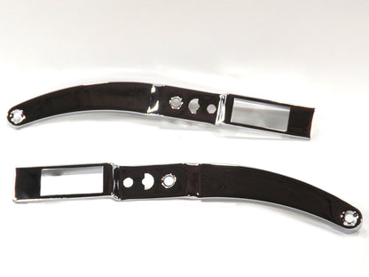 Wyatt Gatling Rear Fender Strut Cover Set Chrome for Harley Davidson XL (1982-1989)