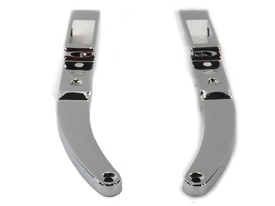 Wyatt Gatling Rear Fender Strut Cover Set Chrome for Harley Davidson XL (1982-1989)