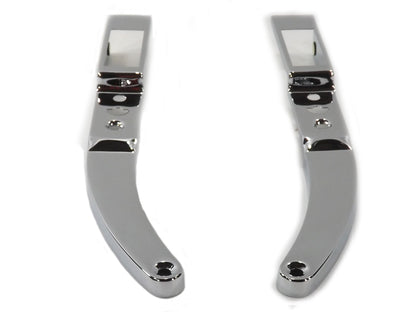 Wyatt Gatling Rear Fender Strut Cover Set Chrome for Harley Davidson XL (1982-1989)