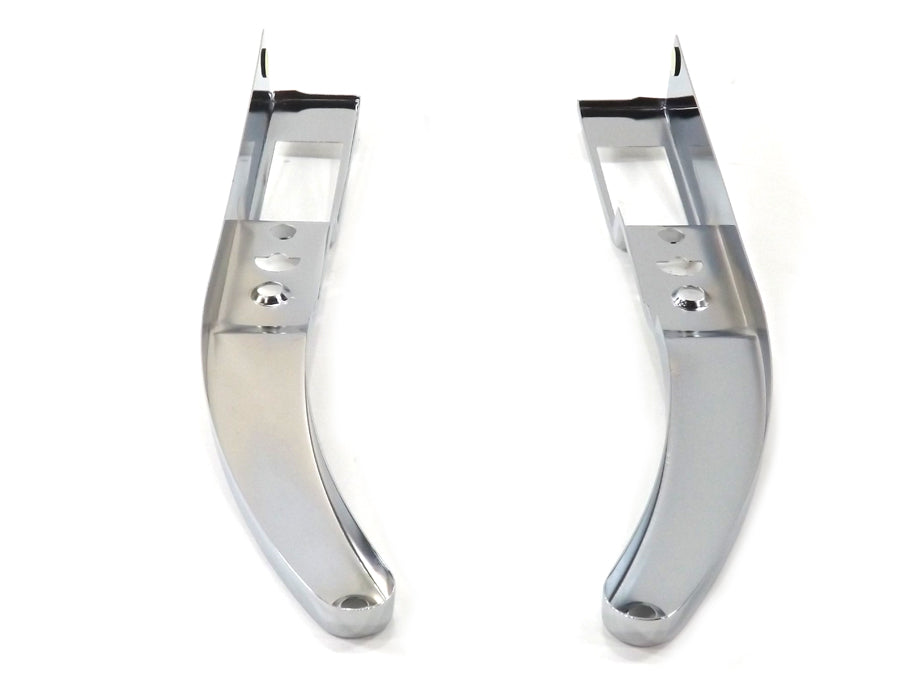 Wyatt Gatling Rear Fender Strut Cover Set Chrome for Harley Davidson XL (1982-1989)