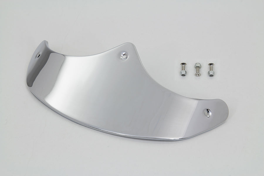 Wyatt Gatling Part 70135 Smooth Front Fender Tip Chrome for Harley Davidson FLSTF