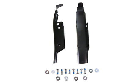 Wyatt Gatling Saddlebag Rear Filler Strip Set in Black for Harley Davidson FLT (Part #77945B)