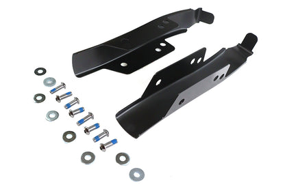 Wyatt Gatling Saddlebag Rear Filler Strip Set in Black for Harley Davidson FLT (Part #77945B)