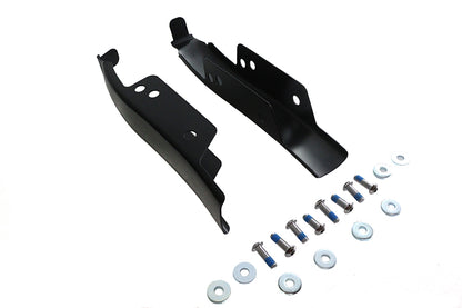 Wyatt Gatling Saddlebag Rear Filler Strip Set in Black for Harley Davidson FLT (Part #77945B)