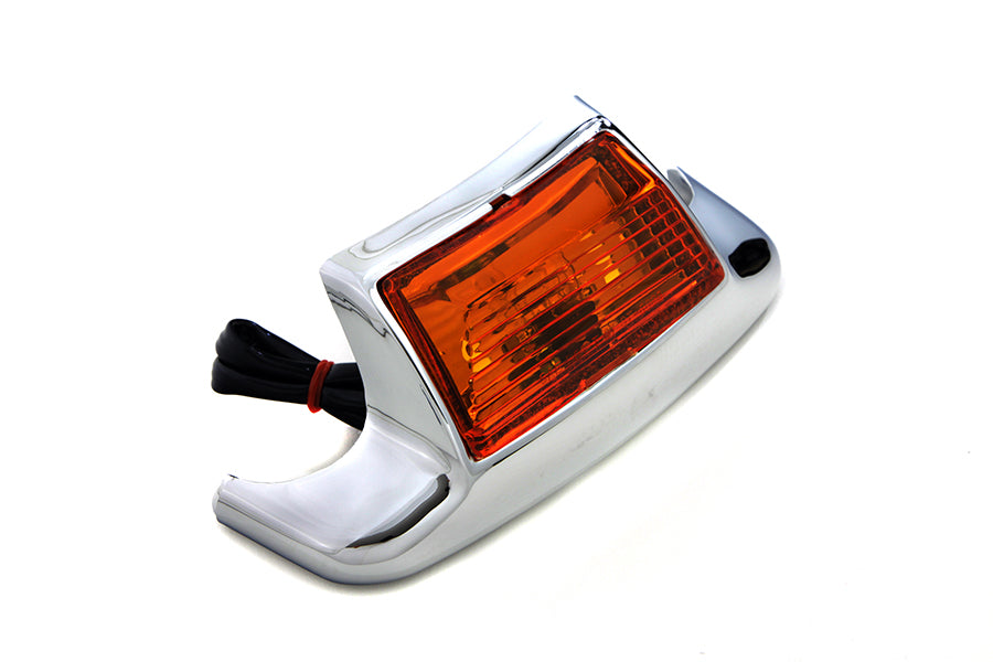 Wyatt Gatling 161110 Rear Fender Tip with Bulb for Harley Davidson FLT Models