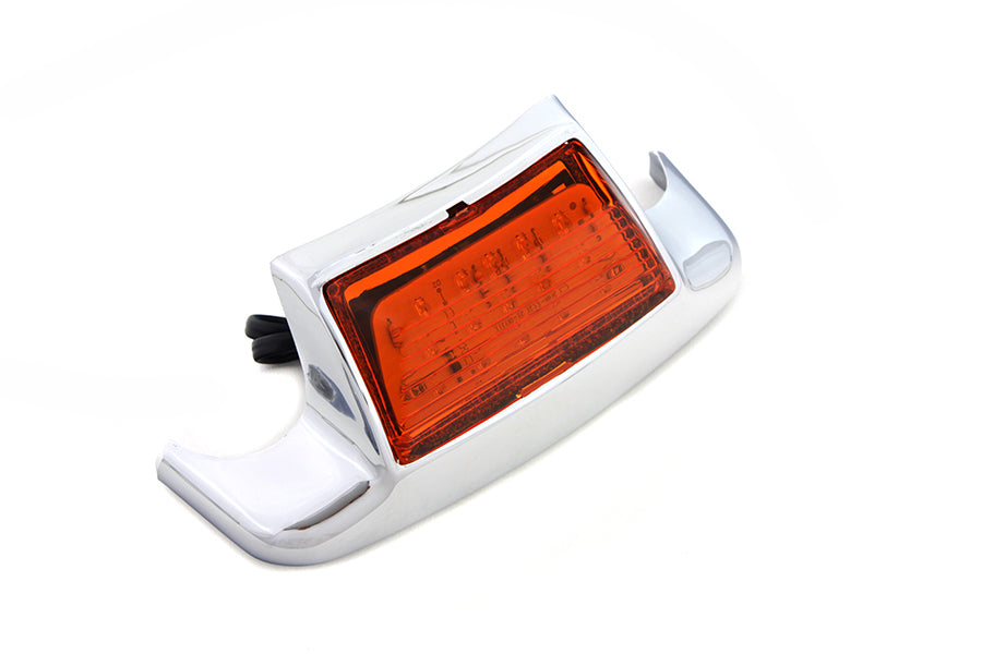 Wyatt Gatling 161111 Chrome Rear Fender Tip with LED for Harley Davidson FLT