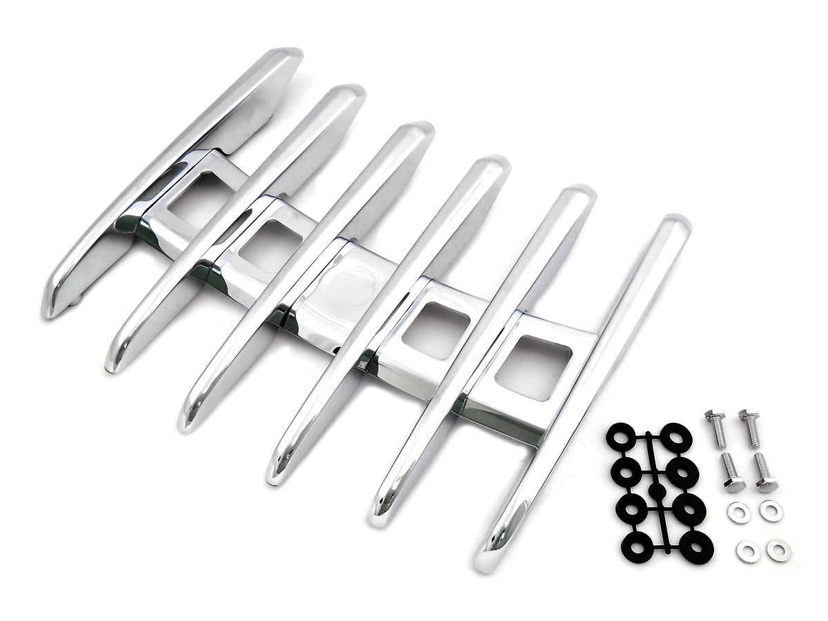 Wyatt Gatling Chrome Stealth Luggage Rack for Harley Davidson FLHR 2008-2017