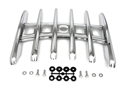 Wyatt Gatling Chrome Stealth Luggage Rack for Harley Davidson FLHR 2008-2017