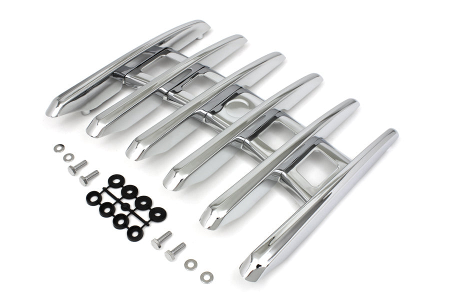 Wyatt Gatling Chrome Stealth Luggage Rack for Harley Davidson FLHR 2008-2017