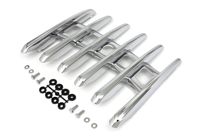 Wyatt Gatling Chrome Stealth Luggage Rack for Harley Davidson FLHR 2008-2017