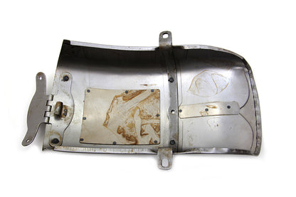Wyatt Gatling Rear Fender Tail End with Hinge for 1949-1954 Harley Davidson FL Models