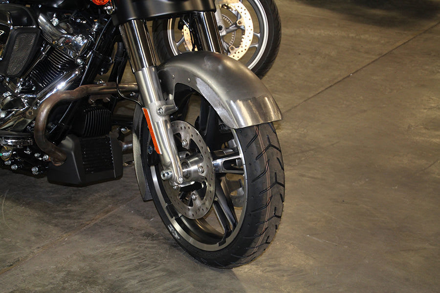 Wyatt Gatling FLT Wrapped Steel Front Fender Raw for Harley Davidson FLT Models 2014-2023