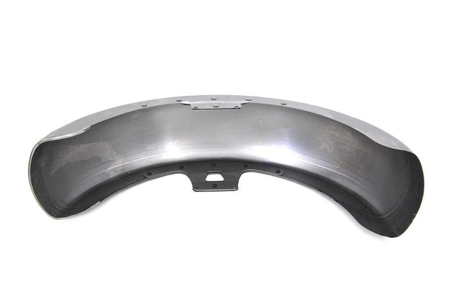 Wyatt Gatling FLT Wrapped Steel Front Fender Raw for Harley Davidson FLT Models 2014-2023