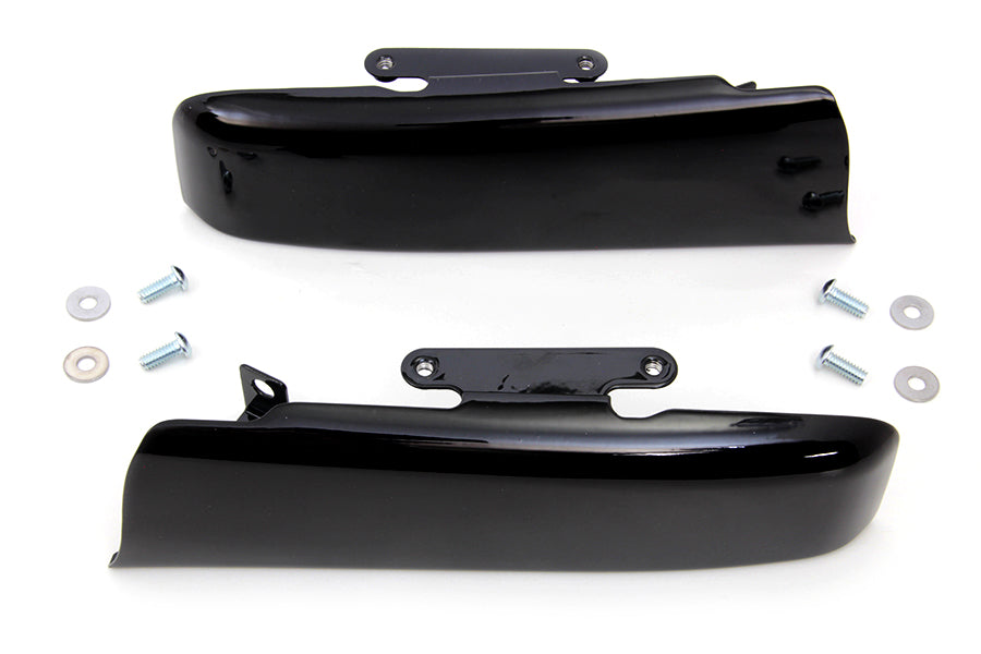 Wyatt Gatling Saddlebag Filler Strap Kit Black for Harley Davidson FLT (Part #77947B)
