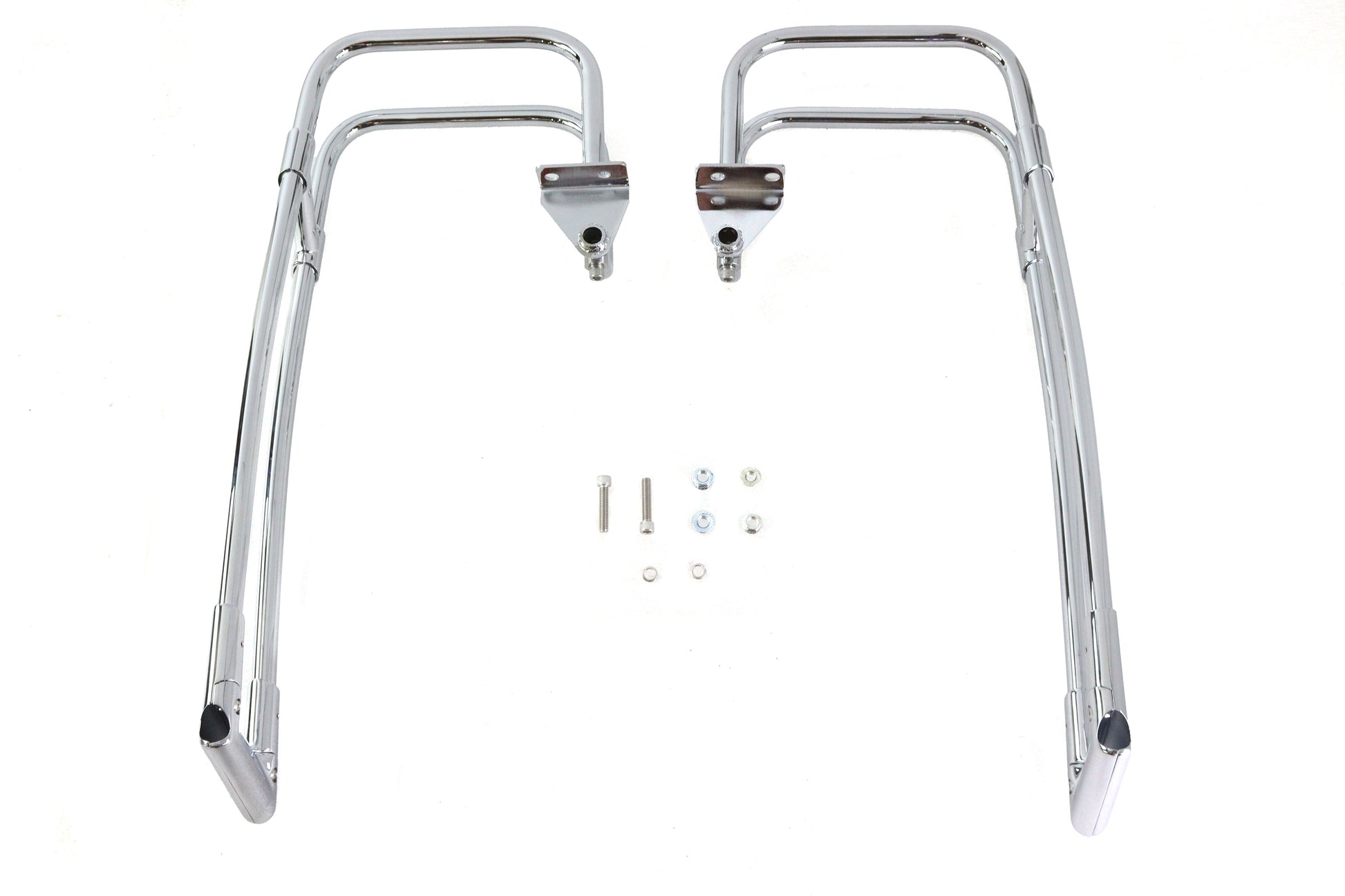 Wyatt Gatling Saddlebag Guard Kit Chrome for Harley Davidson FLT (2014-2023)