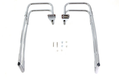 Wyatt Gatling Saddlebag Guard Kit Chrome for Harley Davidson FLT (2014-2023)