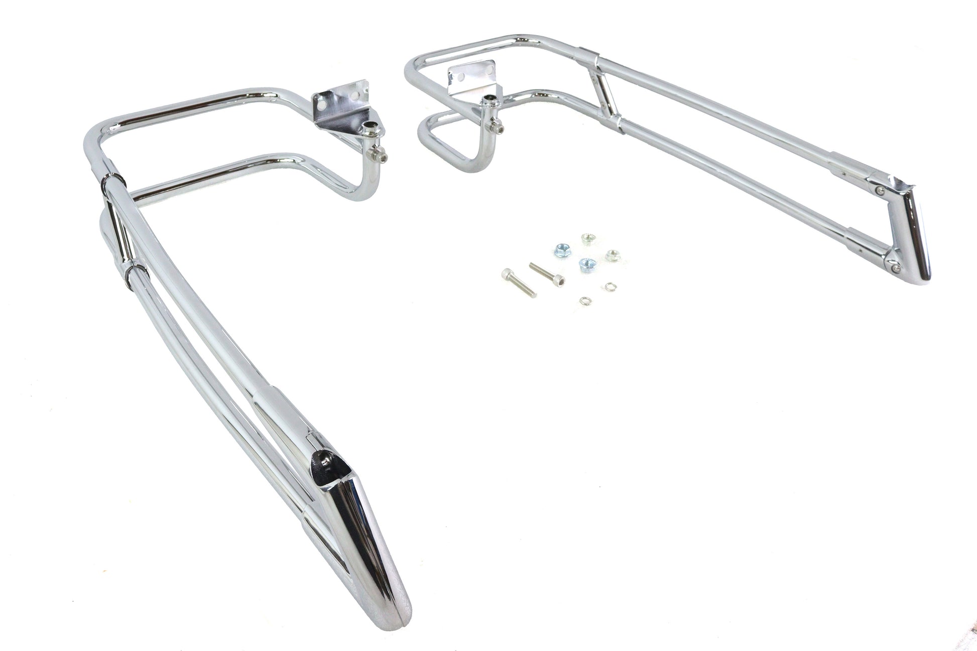 Wyatt Gatling Saddlebag Guard Kit Chrome for Harley Davidson FLT (2014-2023)