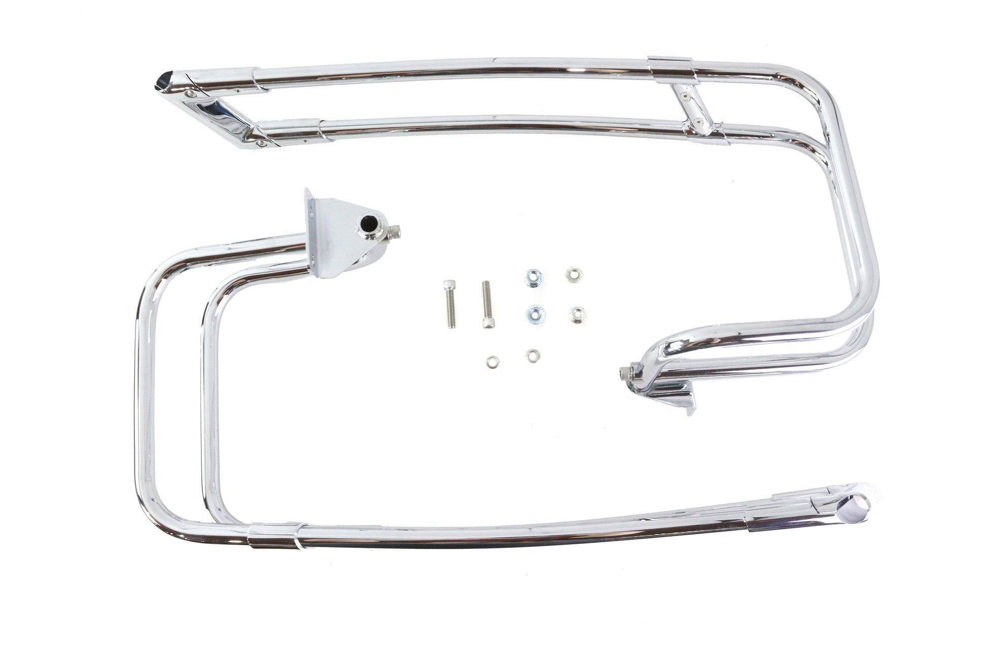Wyatt Gatling Saddlebag Guard Kit Chrome for Harley Davidson FLT (2014-2023)