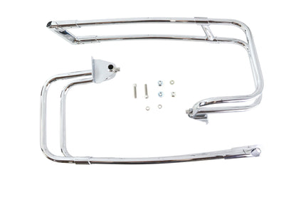 Wyatt Gatling Saddlebag Guard Kit Chrome for Harley Davidson FLT (2014-2023)