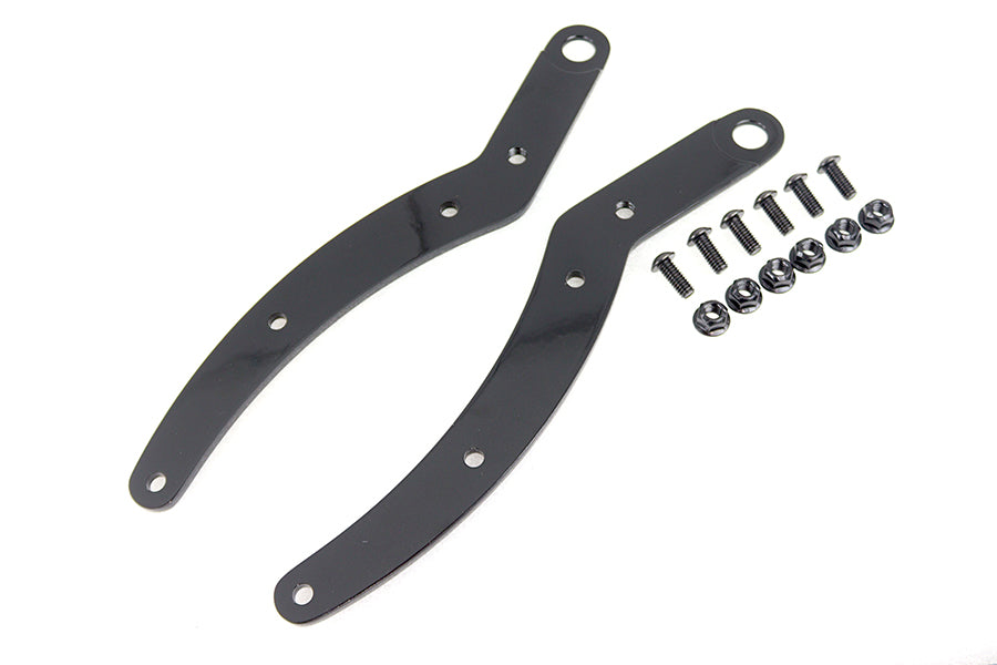 V-Twin FL Fender Strut Set Black for Harley Davidson FL Models - Part 090001