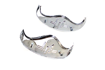 V-Twin Chrome Rocket Fender Tip Set for Harley Davidson EL Models