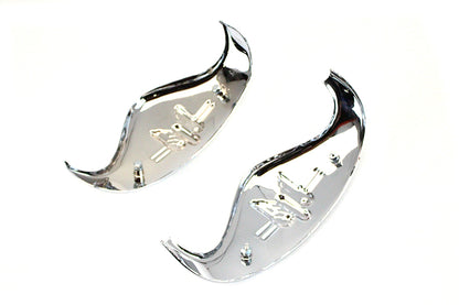 V-Twin Chrome Rocket Fender Tip Set for Harley Davidson EL Models