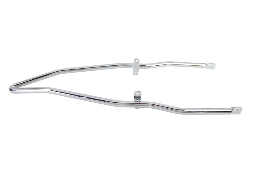 V-Twin 80233 25 Inch Round Sissy Bar Top Chrome for Harley Davidson FL Models