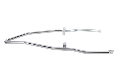 V-Twin 80233 25 Inch Round Sissy Bar Top Chrome for Harley Davidson FL Models