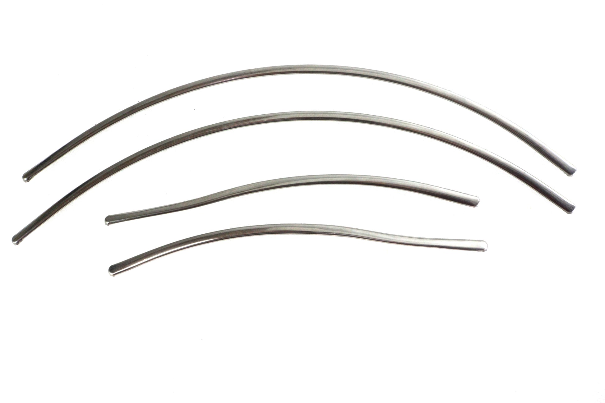 V-Twin Rear Fender Trim Set for Harley Davidson W Models – 4-Piece Chrome Finish