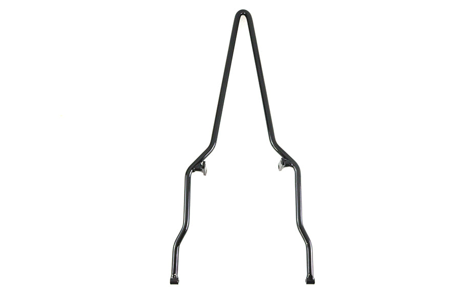 V-Twin 25 Inch Rigid Sissy Bar Black with Left Side Offset - Part 80240B