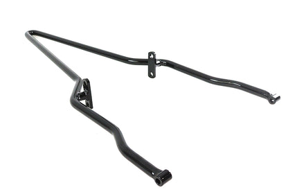 V-Twin 25 Inch Rigid Sissy Bar Black with Left Side Offset - Part 80240B