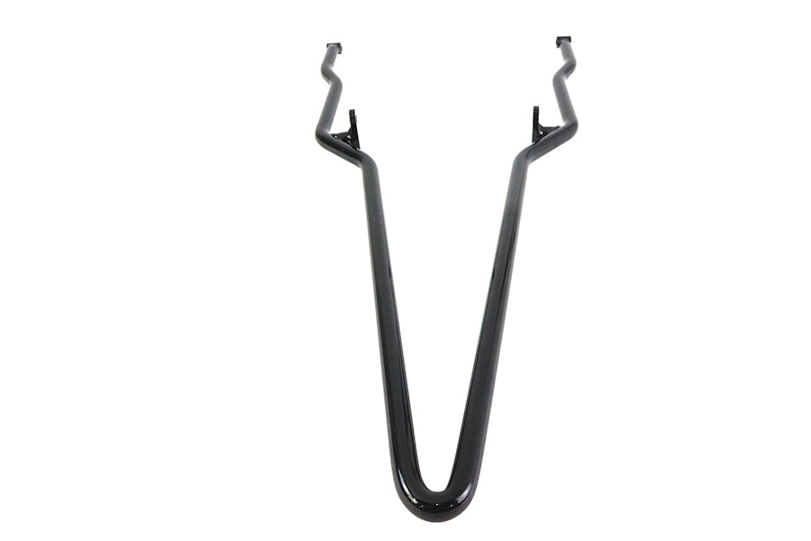 V-Twin 25 Inch Rigid Sissy Bar Black with Left Side Offset - Part 80240B