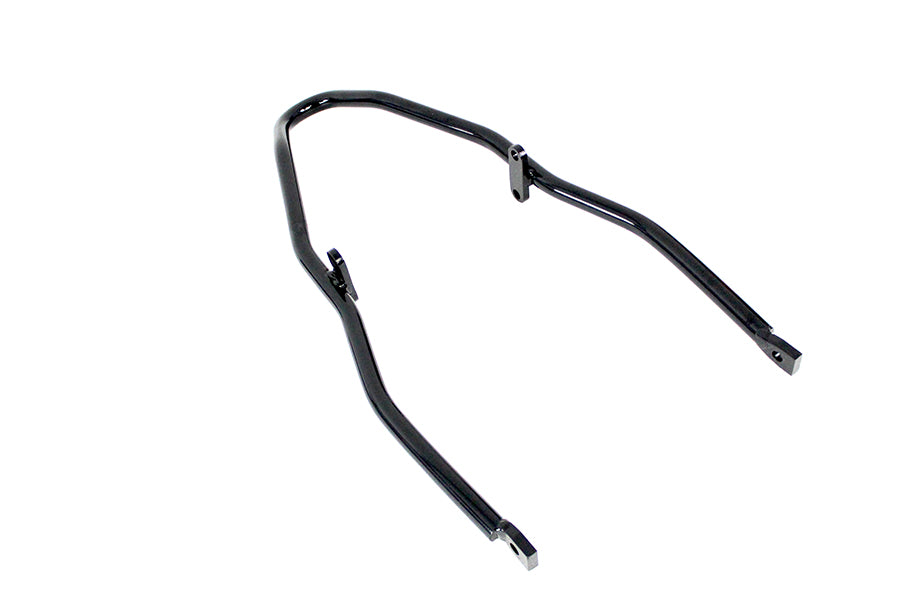 V-Twin 80234B 18 Inch Round Black Sissy Bar Top for Harley Davidson FL Models