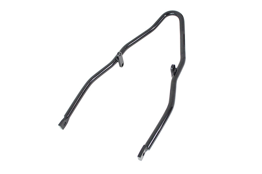 V-Twin 80234B 18 Inch Round Black Sissy Bar Top for Harley Davidson FL Models
