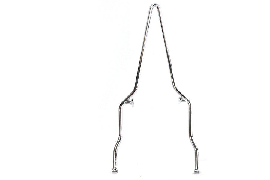 V-Twin 25 Inch Rigid Sissy Bar Chrome for Left Side Leg Offset - Part #80240