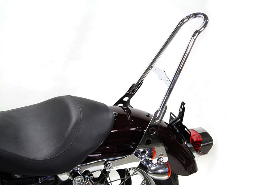 Wyatt Gatling One Piece Sissy Bar Chrome for Harley Davidson XL (2004-2013)