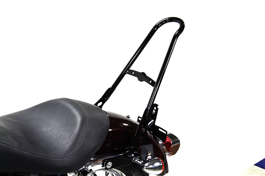 Wyatt Gatling 50-1511 One Piece Black Sissy Bar for Harley Davidson XL 2004-2013