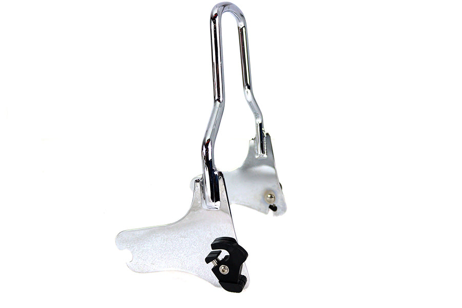 Harley Davidson Shorty Detachable Sissy Bar Chrome with Docking Kit Compatibility - Part 80140