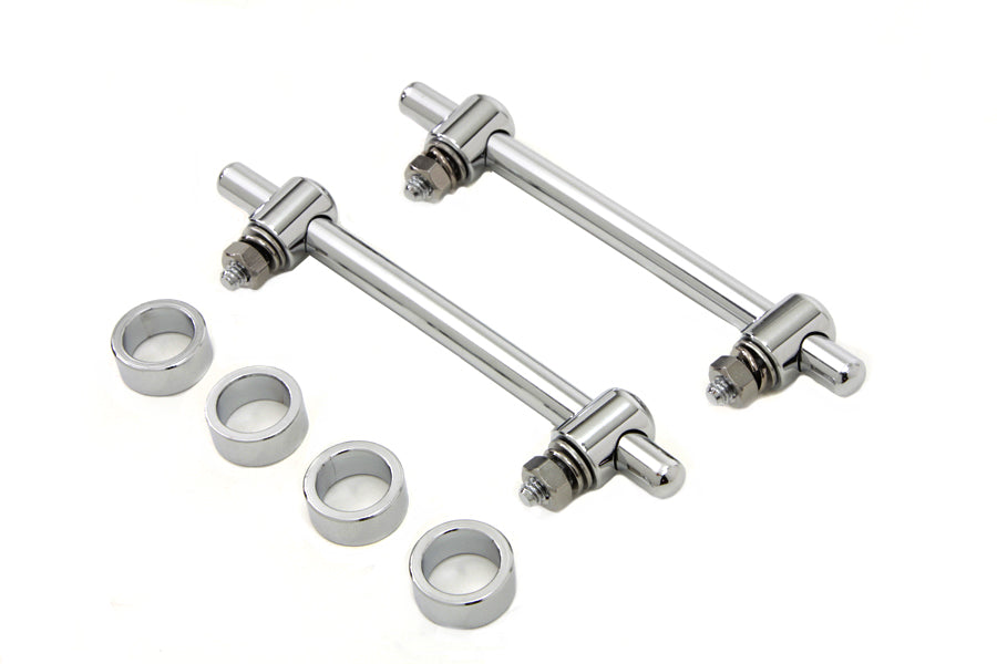 Wyatt Gatling Chrome Front Fender Trim Rail Kit - Part 77262